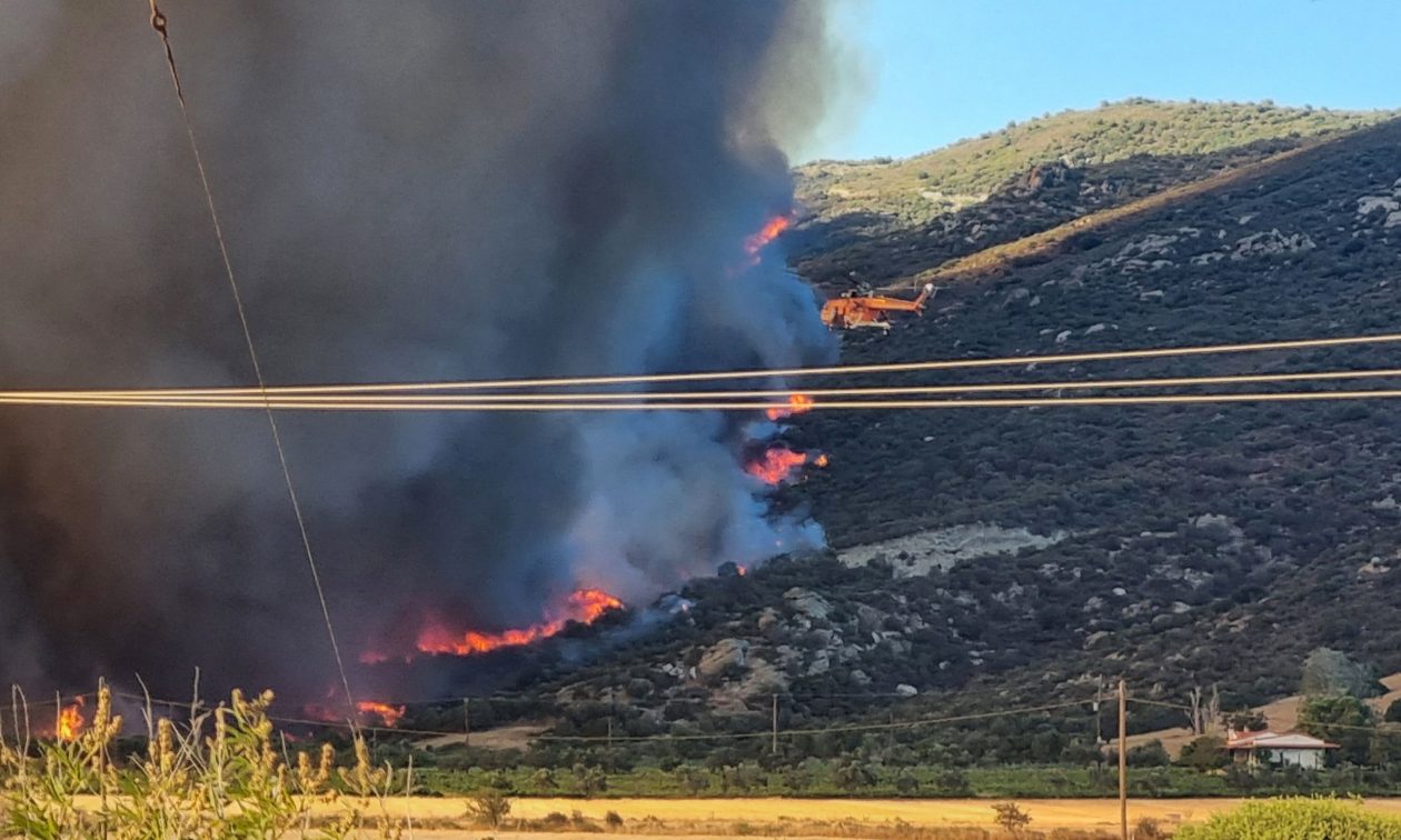 Φωτιές στον Βόλο κινητοποιούν την Πυροσβεστική σε δύο μέτωπα